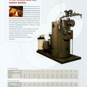 FBA Fulton Boiler 470Kg/hr Gas